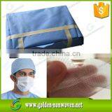 Hydrophobic Nonwoven Fabric Sms 35gr for Making Disposable Bed Sheets /hospital Shoe Cover thumbnail-4