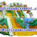 Commercial High Quality Cute Elephant Inflatable Slide, Inflatables, Inflatable Water Slide SP-SL098