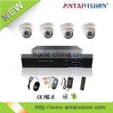 High Quality Dvr Kit Home Security Kits 720p 1mp 4 Cameras 4ch Dvr Surveillance H264 With P2P CMS thumbnail-1