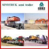 2015 3 Axles Low Bed Semi Trailer/ Heavy Equipment Transport Trailer thumbnail-3