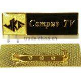 Hight Quality Scutcheon Customized Company Logo Nameplate Work Card With Pin