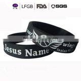 Promotional Gifts 2015 Hot Selling Cheap Custom Silicon Wristband, Silicon Bracelet thumbnail-1