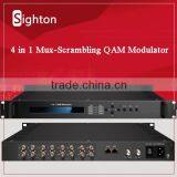 digital tv 16 Channels QAM Modulator with Multiplexing