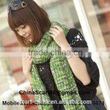 Wholesale women knitted wool scarf