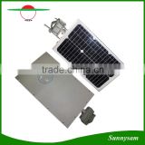 15W High quality All In One LED Solar Street Light with PIR Motion Sensor Outdoor