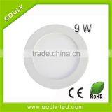 Round Led Panel Video Light 9w Panel Led Light AC85-265V Flat Panel Ceiling Light