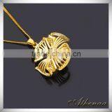 2016 New Style Copper Fan Shape Essential Oil Charm Pendant Wholesale Jewelry thumbnail-2