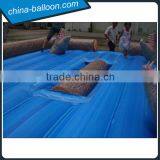 Exciting Inflatable Game! Rotating Inflatable Single-log Bridge/ Inflatable Roller Bouncer thumbnail-2