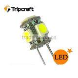 High Quality 0.8w Marine Bulb DC 12V G4 13 SMD 5050 LED Lamp Light (size: 10x15mm) thumbnail-1