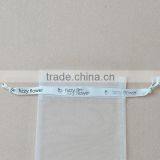 Organza Bags With Logo Ribbon Organza Pouch With Logo Ribbon