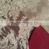 Beaded French Lace Fabric For Wedding thumbnail-4