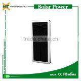 Hot 2015 Promotional Gifts 6000mah Solar Power Bank Portable Charger With LED Light thumbnail-5