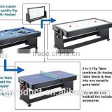 Factory promotion 6 feet 4 in 1 Multi games table. Pool , Air hockey , Table tennis, dinning, etc