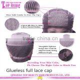 Trade Assurance Silk Top 100% Raw Unprocess Remy Virgin Human Hair Full Lace Wigs With Bangs thumbnail-4