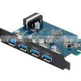 4ports USB3.0 Express Card, PCI-E Express Card,4 Port Usb Express Card thumbnail-1
