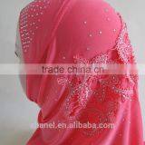 High Quality Wholesale Rhinestones Muslim Women Scarf Hijab Scarf thumbnail-3