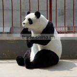 Life Sized Artificial Cuddly Furry Kungfu Panda Toy thumbnail-2