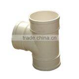 Supplier of Plastic Fitting Huge Size PVC Tee for Drainage