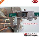 Mertop 3mm Thick Schedule 40 T4 Supra 2JZGTE 2JZ-GTE 2JZ GTE Equal Length T4 Turbo Manifold +44mm V Band Wastegate thumbnail-4