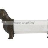 Personalized Handmade Painted Decorative Poly Resin Dog Paper Towel Holder thumbnail-1