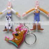 Colorful PVC Key Ring thumbnail-1