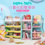 Kids plastic bookshelf children toy storage shelf bedroom funiture