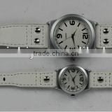 Elegance charm leisure sport casual promotional numeral leatheroid watches for both men and women