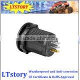 DC Waterproof Round Digital Voltmeter and Ammeter Socket thumbnail-4