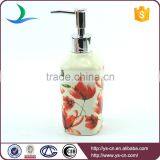 Red Flower Promotional Gifts Ceramic Square Bathroom Set thumbnail-2