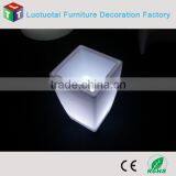 Manufacturer PE LED Square Flower Pot/PE Led Bucket With Remote Control 16 Mix Changeable Colors Up30*Dn22*H50CM thumbnail-4