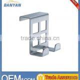 Stainless Steel Window Shape Metal Double Hooks Over the Door Hanging Hooks thumbnail-1