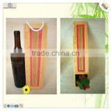 Handmade Eco-friendly Bamboo Pine Made Wine Suitcase Box thumbnail-1