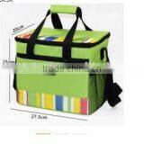 CY153 Lunch Tote Bag Box Cooler Bag, Silver Interior and Long Handles, Picnic Cold Drink Insulation Bag Cooler Bag Freezable thumbnail-3