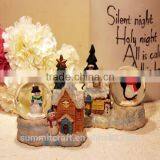 Resin Gift Unique Christmas Snow Globes for Sale