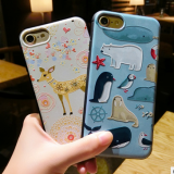 Новые мобильные чехлы для телефонов iPhone 7/7Plus/6/6s/6plus/6splus из TPU и силикона с животными в тематике мультфильмов thumbnail-1