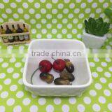 Stocked White Porcelain Square Dish/food Dish/rice Dish/salad Bowl thumbnail-4