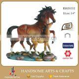 14 Inch Resin Craft Home Decoration Lifelike Animal Horse Statue thumbnail-2