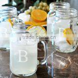 Mason Jar Drinking Glass 16oz thumbnail-1