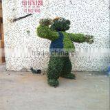 2017 Hot Sale Manufacturer Artificial Grass Animal Topiary Bear thumbnail-3