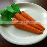 2017 felt Carrots Felt Play Food made in China