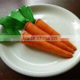 2017 Felt Carrots Felt Play Food Made in China