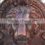Cast Garden Bronze Lion Head Water Fountain Sculpture Statue thumbnail-6