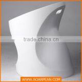 1-Seater Fiberglass Waiting Chair thumbnail-2