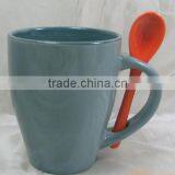 Handmade Ceramic Mug With Spoon Wholesale thumbnail-1