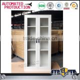 Direct supplier 2 Glass door steel used medical cabinets