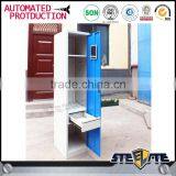 White Metal Locker Storage Cabinet Single Door Closets Locker thumbnail-5