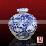 2.5L Blue and White Porcelain Handpainted Tree Unique Wine Bottles for 2016 New Year thumbnail-1