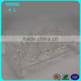 Wholesale Customized Clear Acrylic Gift Box for Wine Glasses Cup Display Stand Cheap thumbnail-2