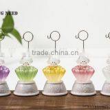 2016 Acrylic Sweet Girl Shaped LED Lighted Card Holder thumbnail-1