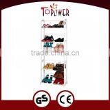 30 Pairs Plastic Storage Organiser 10 Tiers Shoe Rack Stand Easy to Assemble thumbnail-1